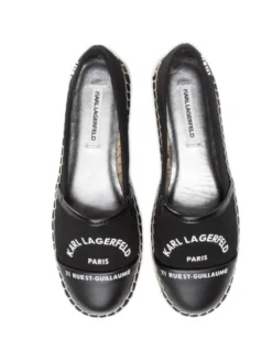 KARL LAGERFELD Espadryle KL80108 Czarny