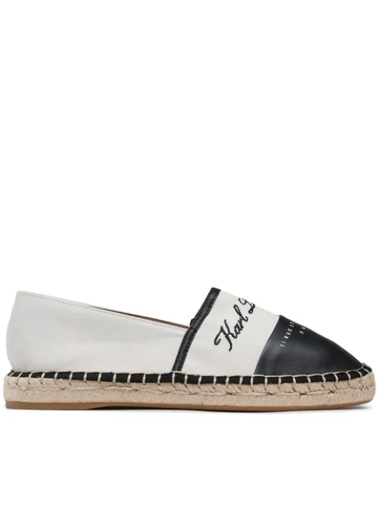 KARL LAGERFELD Espadryle KL80123 Écru