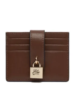 KARL LAGERFELD Etui na karty kredytowe B1W32025 Brązowy