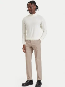 KARL LAGERFELD Golf 655002 564399 Beżowy jasny Regular Fit