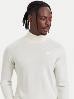 KARL LAGERFELD Golf 655058 564399 Beżowy jasny Regular Fit
