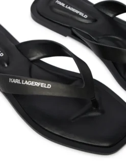 KARL LAGERFELD Japonki Brio II KL85406 Czarny