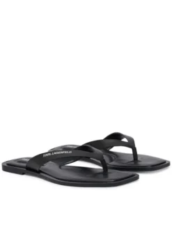 KARL LAGERFELD Japonki Brio II KL85406 Czarny