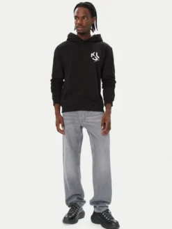 Karl Lagerfeld Jeans Bluza B3M20021 Czarny Regular Fit
