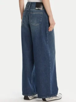 Karl Lagerfeld Jeans Jeansy A3W10079 Niebieski Wide Leg