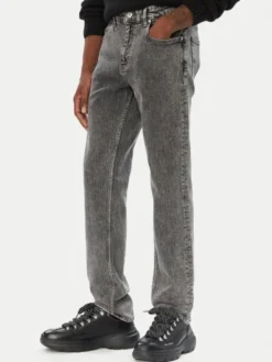 Karl Lagerfeld Jeans Jeansy B4M10025 Szary ciemny Slim Fit