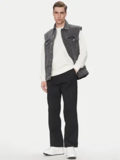 Karl Lagerfeld Jeans Kamizelka A2M14017 Szary Regular Fit