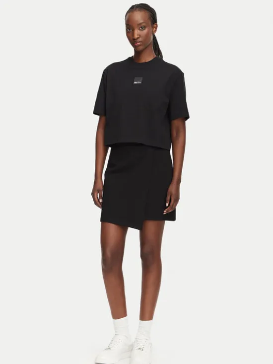 Karl Lagerfeld Jeans Spódnica mini B3W12004 Czarny Regular Fit