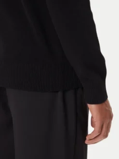 Karl Lagerfeld Jeans Sweter A4M18033 Czarny Regular Fit