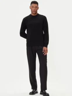 Karl Lagerfeld Jeans Sweter A4M18033 Czarny Regular Fit