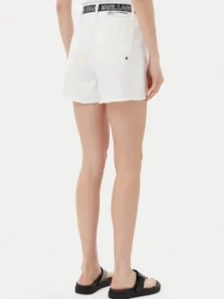 Karl Lagerfeld Jeans Szorty jeansowe A2W10039 Biały Regular Fit