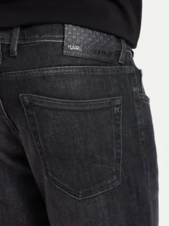 KARL LAGERFELD Jeansy 265512 564889 Czarny Tapered Fit