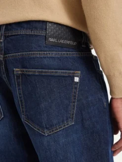 KARL LAGERFELD Jeansy 265509 564865 Granatowy Relaxed Fit