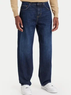 KARL LAGERFELD Jeansy 265509 564865 Granatowy Relaxed Fit