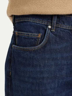 KARL LAGERFELD Jeansy 265509 564865 Granatowy Relaxed Fit