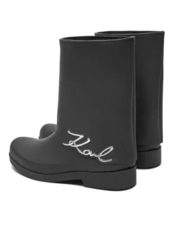 KARL LAGERFELD Kalosze Kalosh KL47064 Czarny