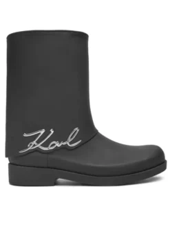 KARL LAGERFELD Kalosze Kalosh KL47064 Czarny