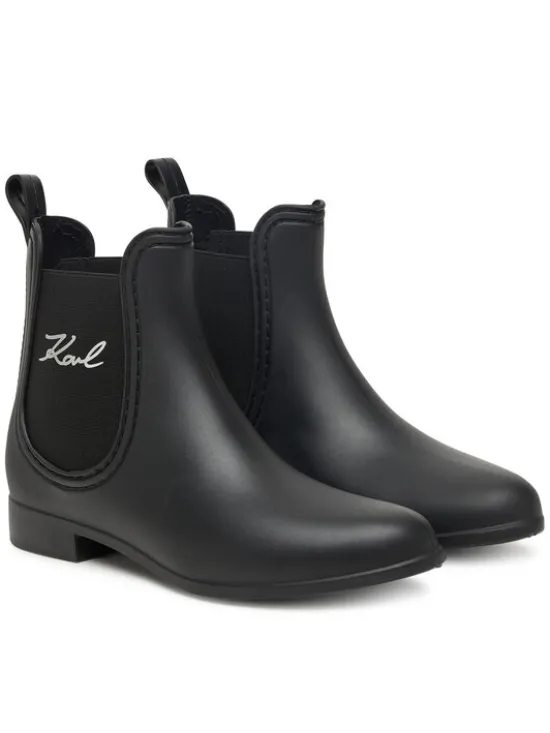 KARL LAGERFELD Kalosze KL94775 Czarny