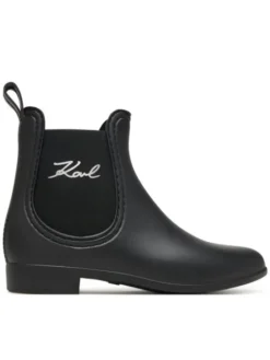 KARL LAGERFELD Kalosze KL94775 Czarny