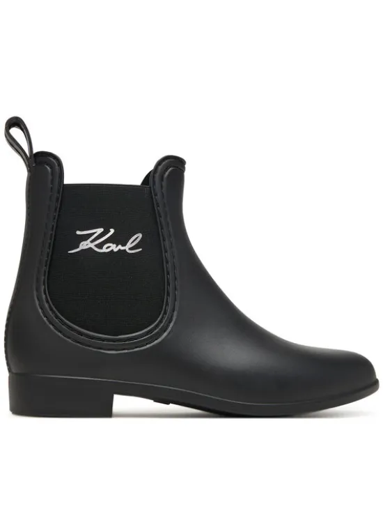 KARL LAGERFELD Kalosze KL94775 Czarny