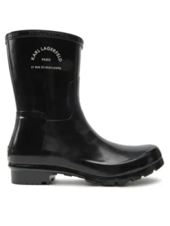 KARL LAGERFELD Kalosze KL47075S Czarny