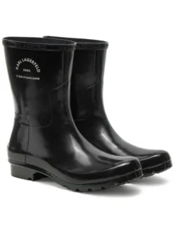 KARL LAGERFELD Kalosze KL47075S Czarny