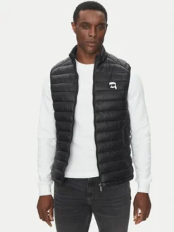 KARL LAGERFELD Kamizelka 505711 500590 Czarny Regular Fit