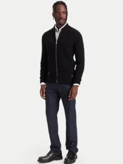 KARL LAGERFELD Kardigan 655029 564308 Czarny Regular Fit
