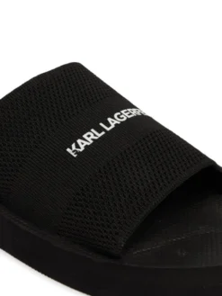 KARL LAGERFELD Klapki Atlantik KL70506A Czarny