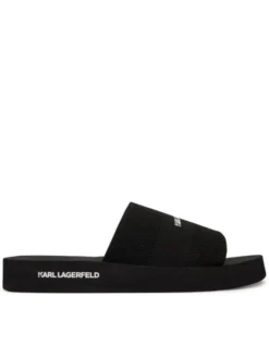 KARL LAGERFELD Klapki Atlantik KL70506A Czarny