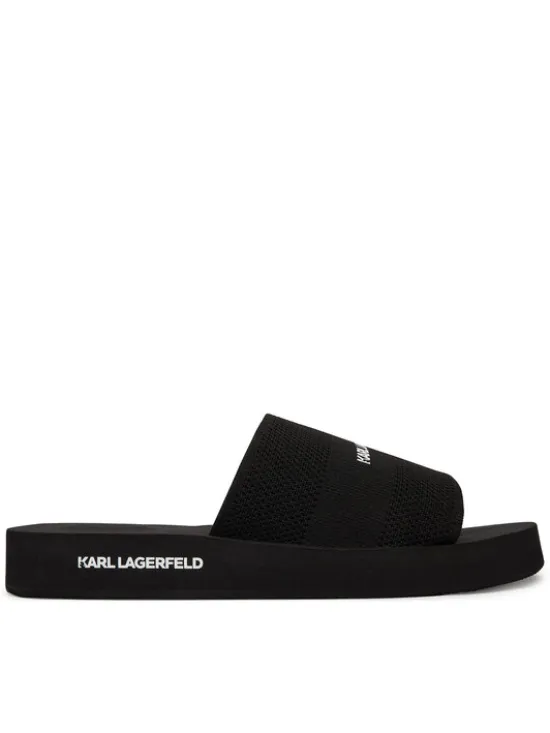 KARL LAGERFELD Klapki Atlantik KL70506A Czarny