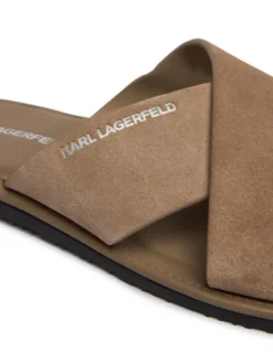 KARL LAGERFELD Klapki KL70213C Beżowy