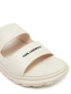 KARL LAGERFELD Klapki KL77005 Écru
