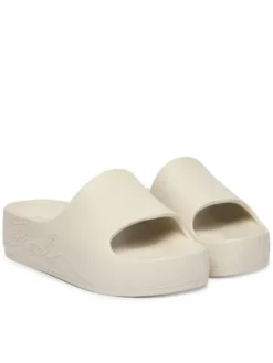 KARL LAGERFELD Klapki Kobo II KL86048F Écru