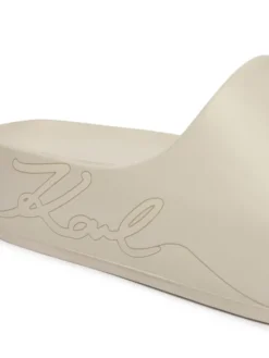KARL LAGERFELD Klapki Kobo II KL86048F Écru