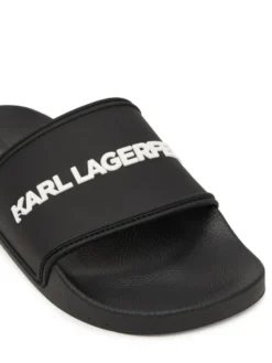 KARL LAGERFELD Klapki Kondo II KL70004C Czarny