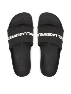 KARL LAGERFELD Klapki Kondo II KL70004C Czarny