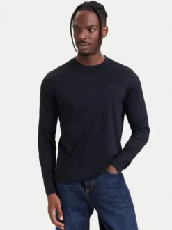 KARL LAGERFELD Longsleeve 755002 564200 Granatowy Regular Fit