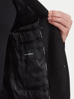 KARL LAGERFELD Marynarka 155245 564010 Czarny Slim Fit