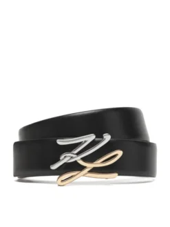 KARL LAGERFELD Pasek Damski B1W33044 Czarny