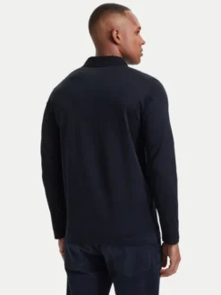 KARL LAGERFELD Polo 745000 564200 Granatowy Regular Fit