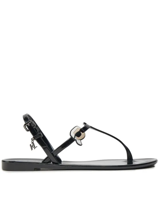 KARL LAGERFELD Sandały KL80002N Czarny