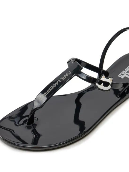 KARL LAGERFELD Sandały KL80002N Czarny