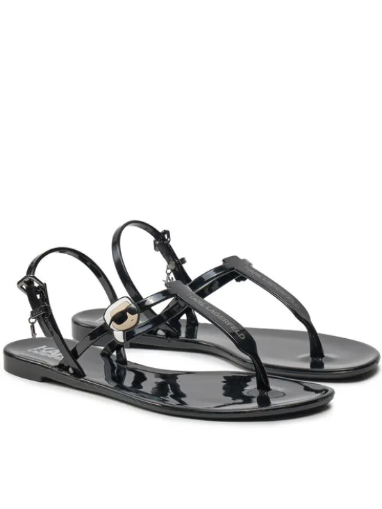 KARL LAGERFELD Sandały KL80002N Czarny