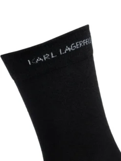 KARL LAGERFELD Skarpety długie 246W6002 Czarny