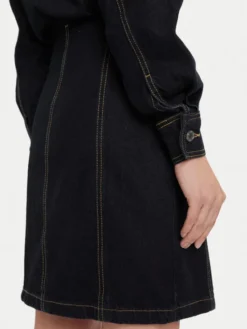 KARL LAGERFELD Sukienka jeansowa A4W13019 Granatowy Relaxed Fit