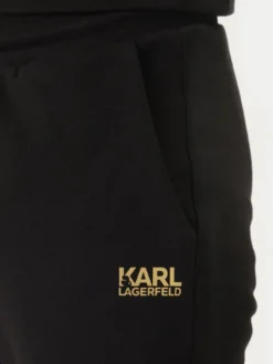 KARL LAGERFELD Szorty sportowe 705783 562917 Czarny Regular Fit