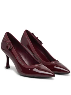 KARL LAGERFELD Szpilki Sienna KL32708R Bordowy