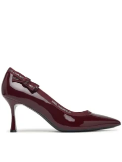 KARL LAGERFELD Szpilki Sienna KL32708R Bordowy
