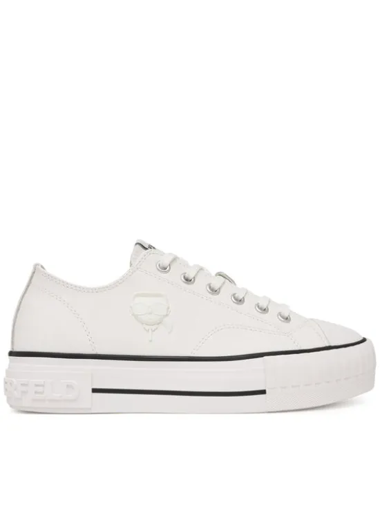 KARL LAGERFELD Trampki Kampus Max KL60426 Biały